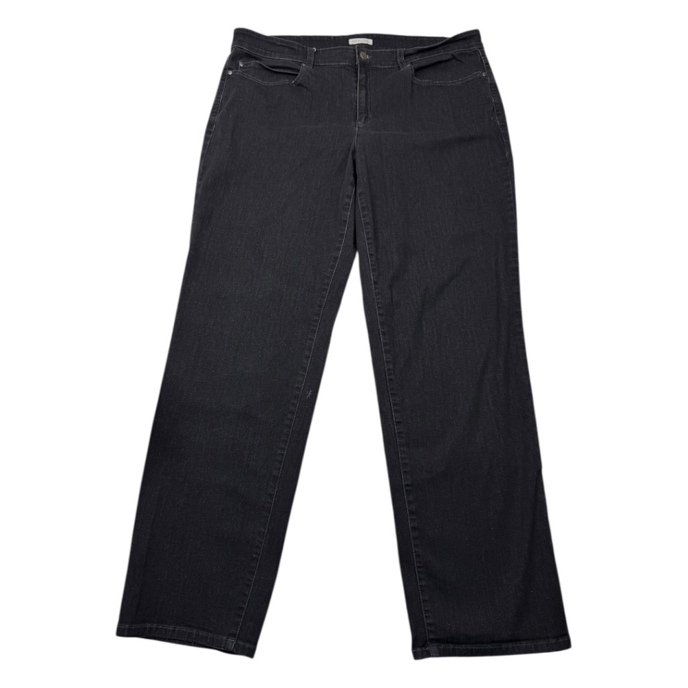 Eileen Fisher Black Straight Leg Jeans